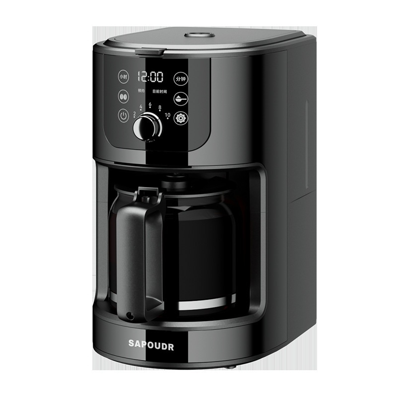 씨와이씨 SAPOUDR전자동커피메이커 아메리카노 커피머신 24H예약 1.2L대용량 물탱크, 다크 그레이 159,800원