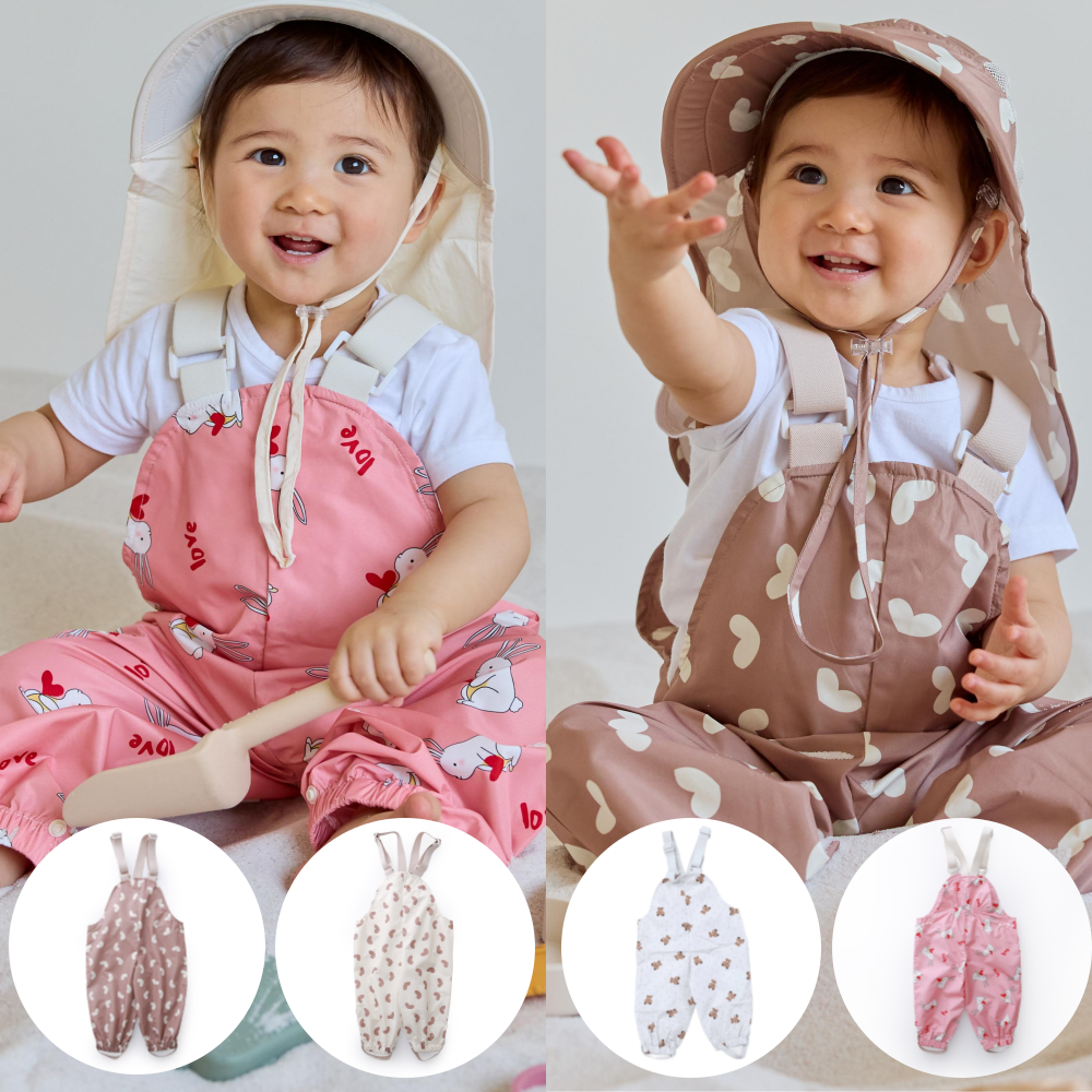 원라인 아기 유아 전신 미술가운 앞치마 모래놀이옷(오버롤) 28,500원