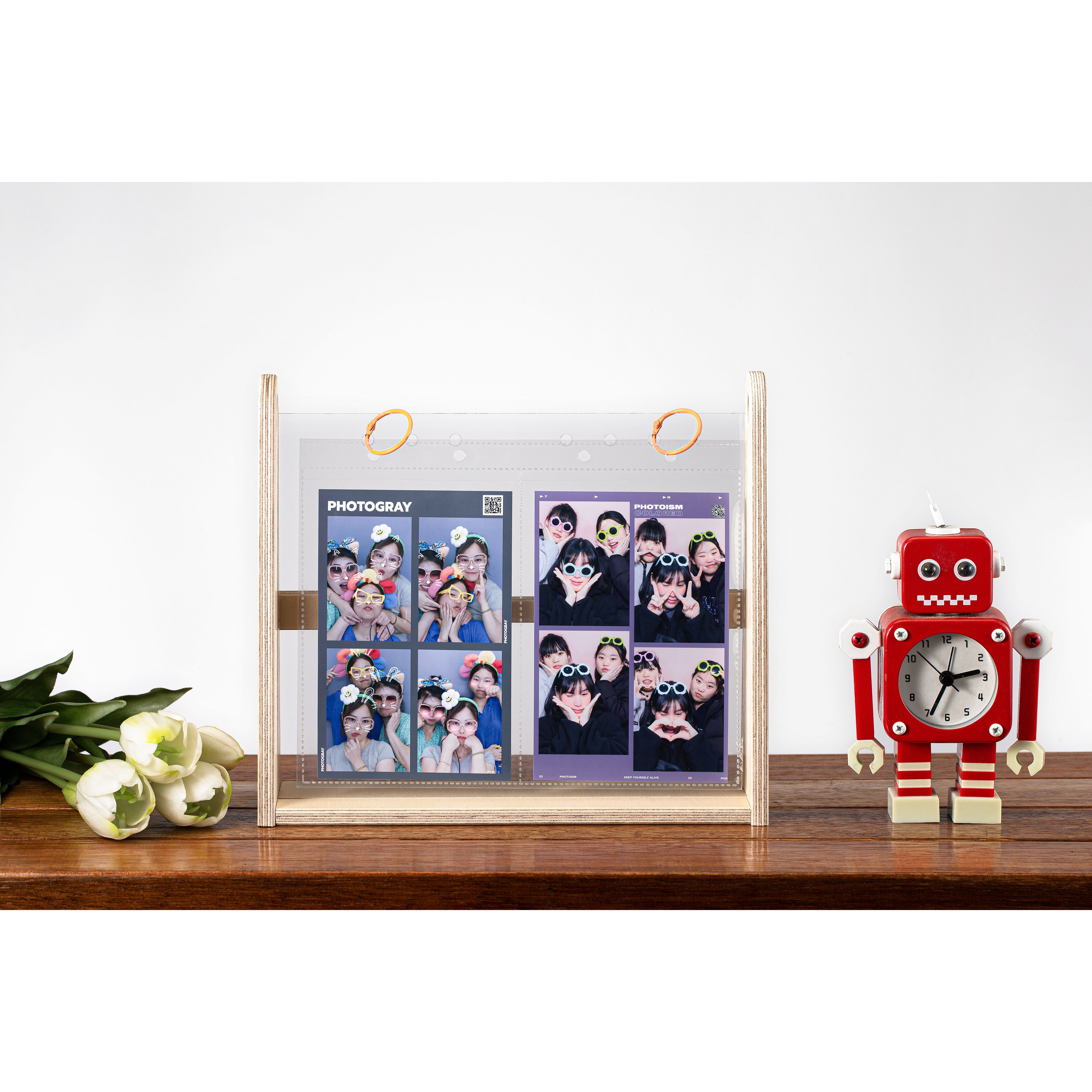 트리야 우드 포토인생 네컷 포카 바인더 액자 앨범 초음파 포토북 32,800원