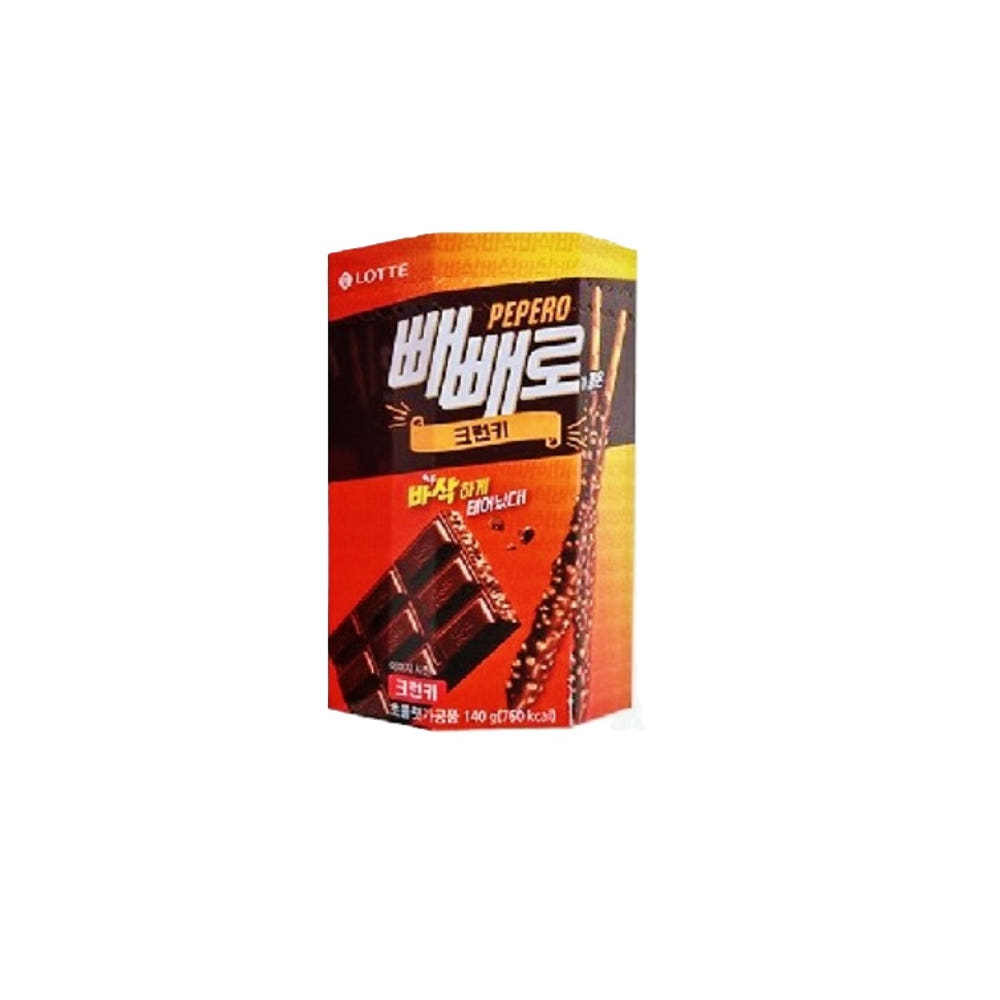 롯데 팔각 대용량 크런키 빼빼로, 25개, 140g 137,490원