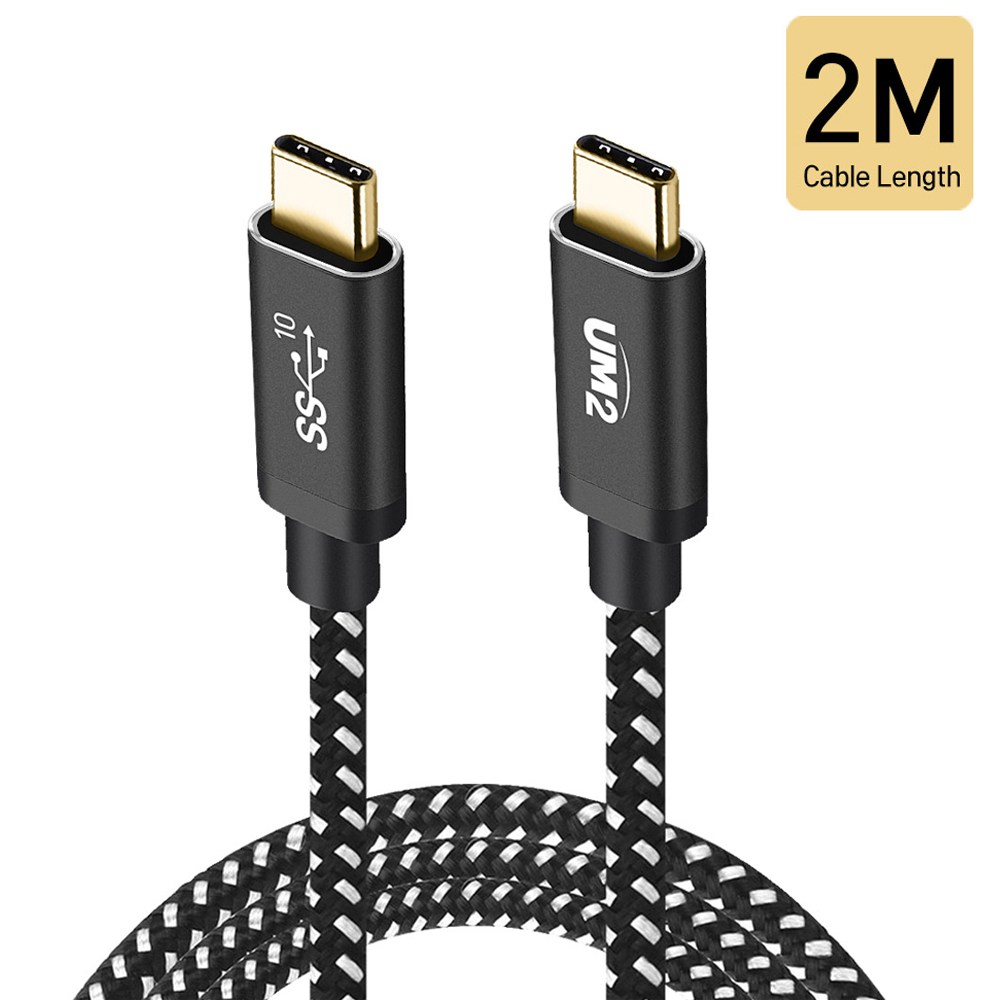UM2 USB 3.1 gen2 Type C to PD케이블 100W 2M, 1개, 2m 15,900원
