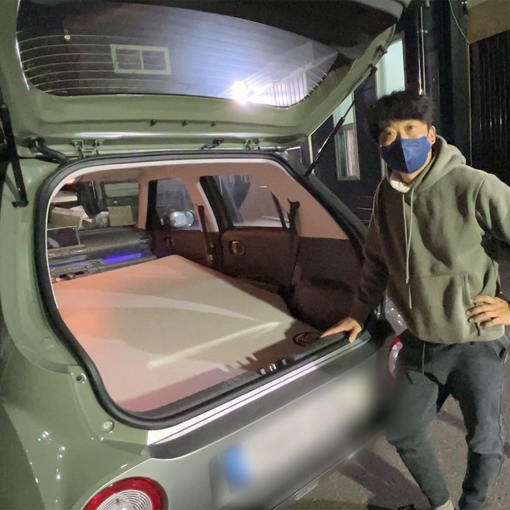 현대 캐스퍼 에어카매트 1인용 2인용 차박 차량용 매트 침상 198,000원