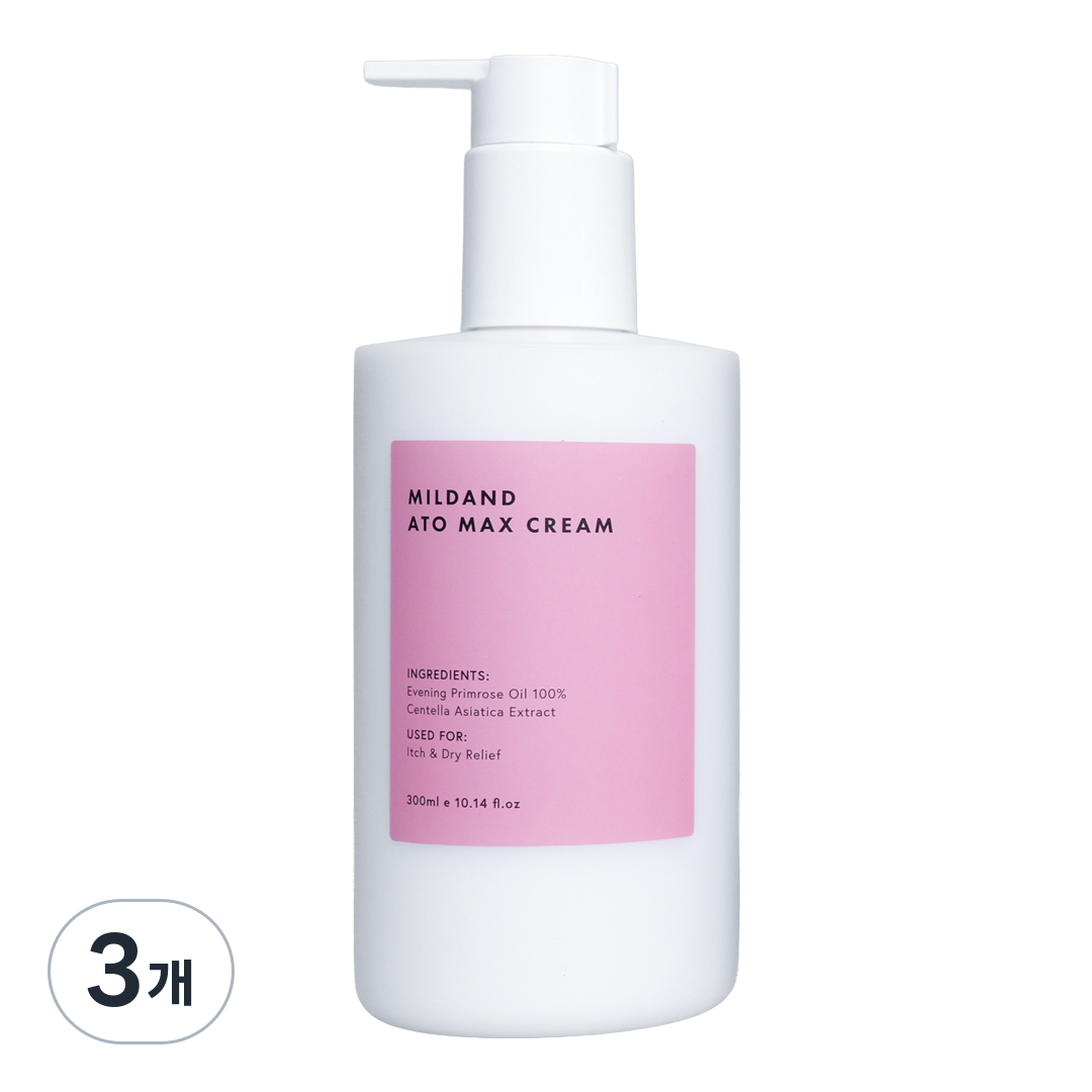 마일드앤 아토신 맥스크림 데일리케어 피부진정 보습크림, 3개, 300ml 59,400원