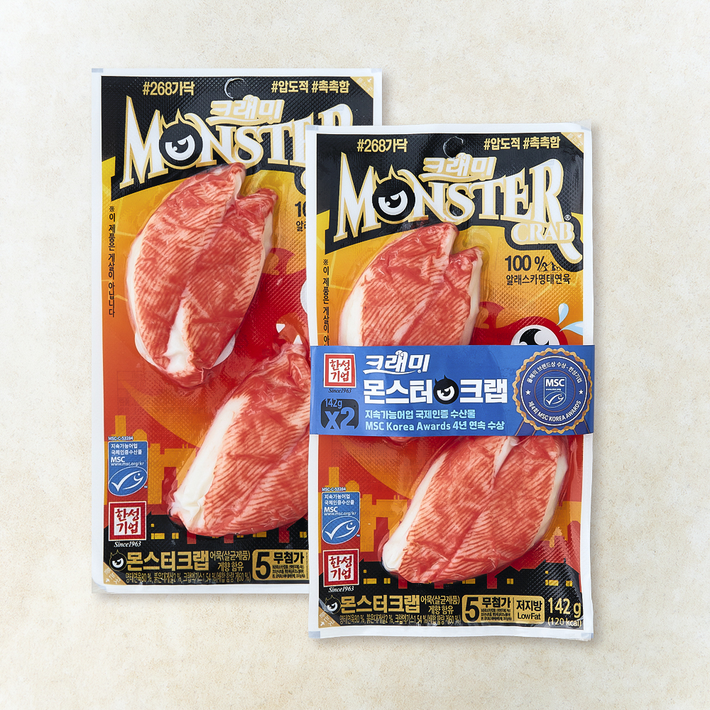 한성기업 몬스터크랩 맛살 4,300원