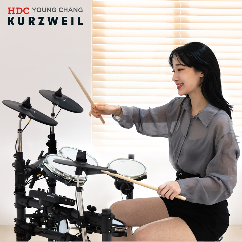 영창 커즈와일 전자드럼 KED-STARTER 올메쉬 업그레이드 스타터 프로 + 의자 + 매트 + 헤드폰 + 스틱 포함 풀패키지 599,000원