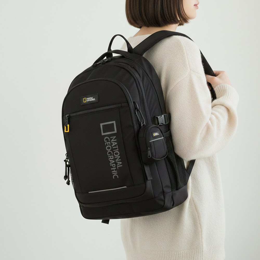 내셔널지오그래픽 마일드 백팩 31L + 미니파우치 + 태블릿파우치 중학생 고등학생 신학기 149,000원