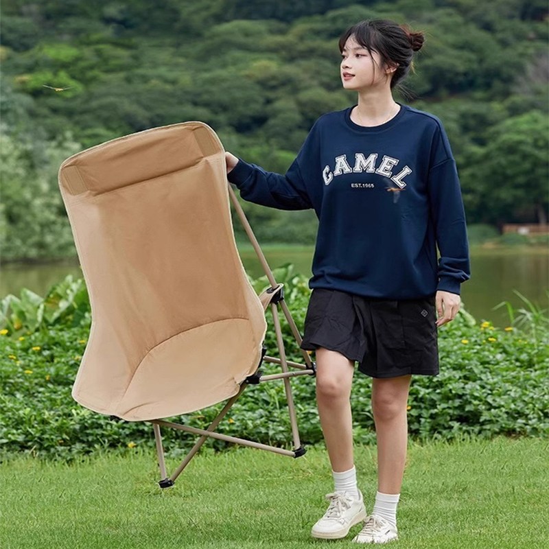 캠프텐버 아웃도어 릴렉스 접이식 캠핑 의자, 1개, 카키 22,250원