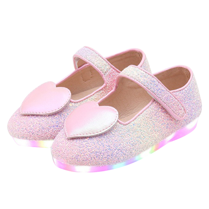 키펀트 여아용 LED 샤이닝 하트 메리제인 A-16 39,500원