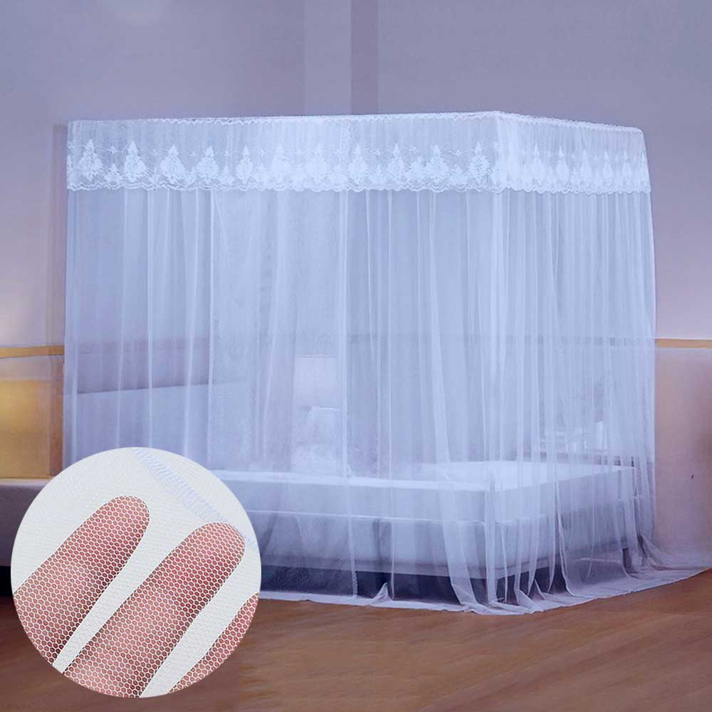 커튼형 침대 모기장 (180x200x195cm), 화이트 40,900원