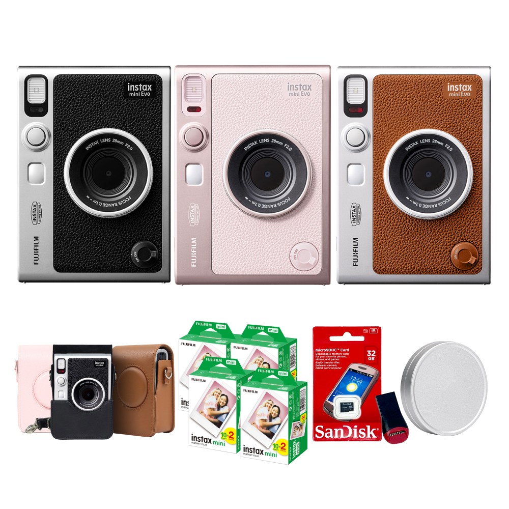 인스탁스 미니에보 EVO 즉석카메라+전용가방+필름80장+사은품SET / 핑크 출시 423,200원