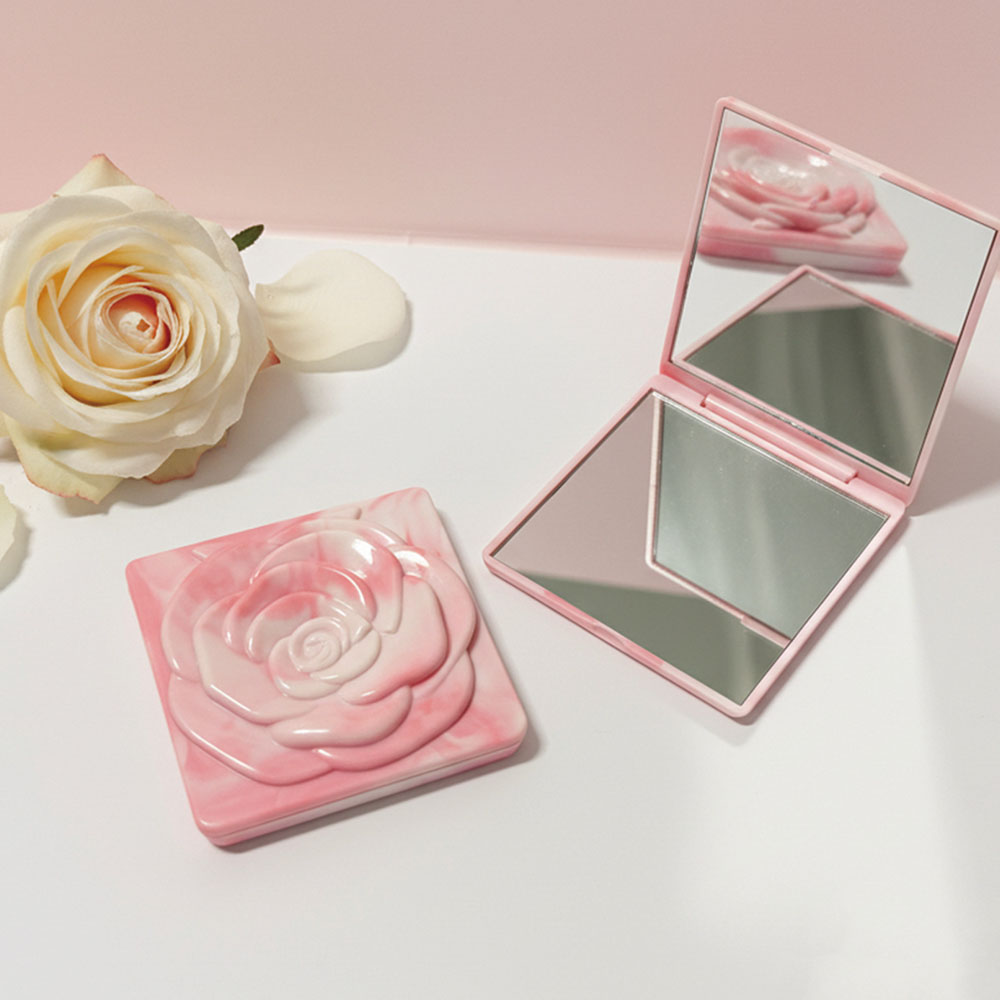 희미몰 KK111 플라워 양면 접이식 화장 거울 b1, 핑크, 1개 5,600원