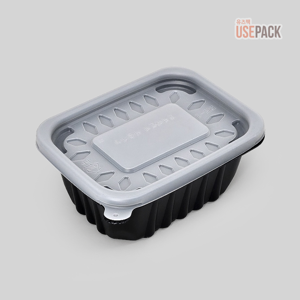 유즈팩 EH 사각 반죽용기 대 600개 BOX 검정 뚜껑포함 미니죽용기 일회용 68,900원