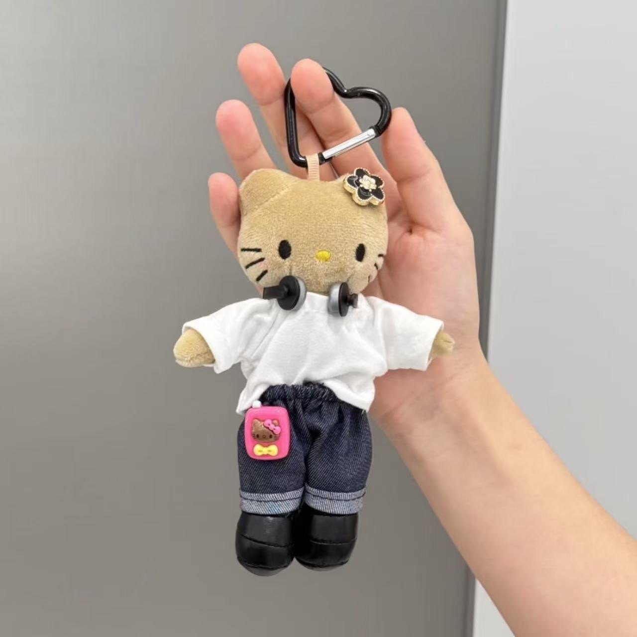 올리마켓 롱다리 헬로키티 키링, 귀여운 인형 가방 키링 선물 12,900원