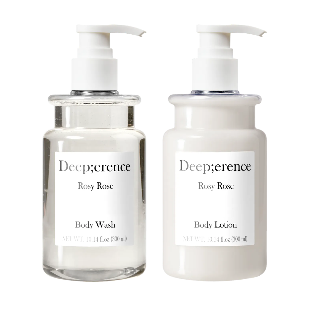 딥퍼랑스 플로럴 로즈 퍼퓸 바디워시+바디 로션 세트 [로지 로즈], 1세트 48,000원
