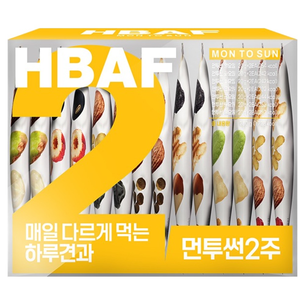 바프 먼투썬 2주 하루견과 280g, 1개 12,900원