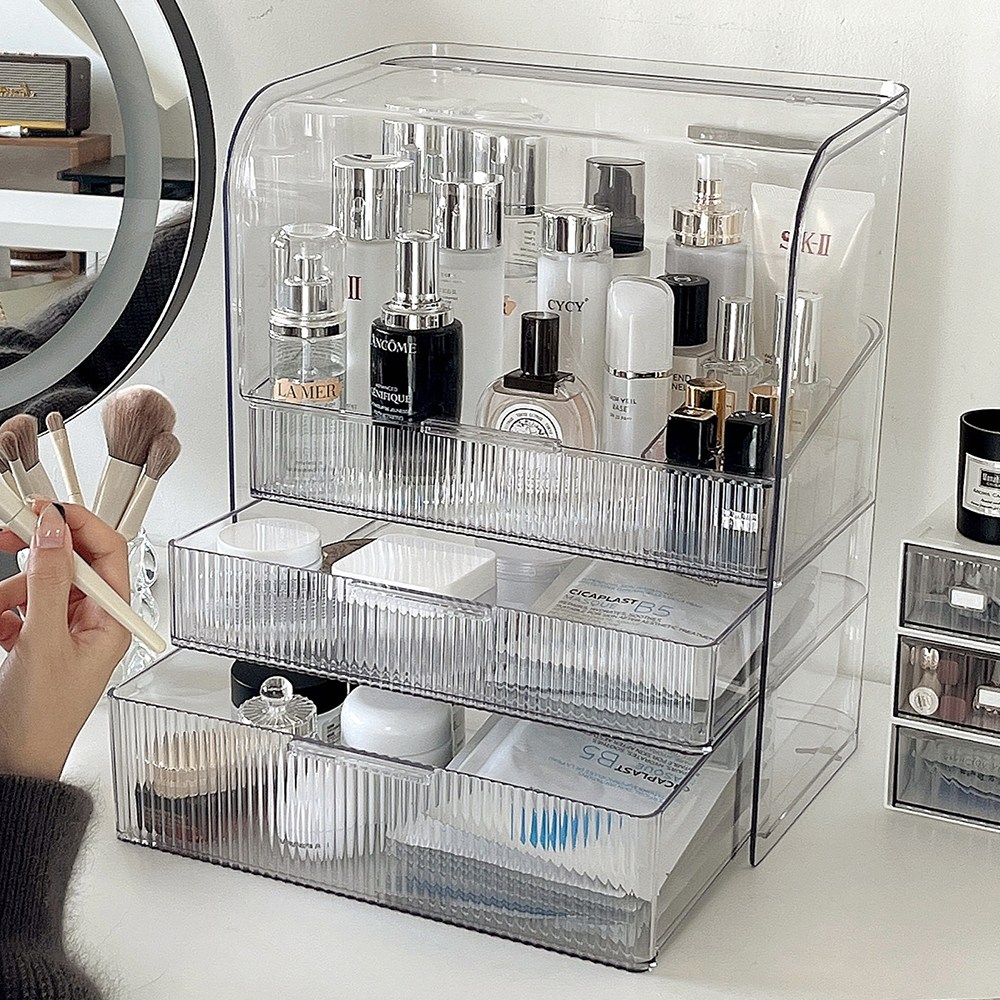 [초특대형] 루시아이 클리어 대용량 화장품 정리함 38,900원