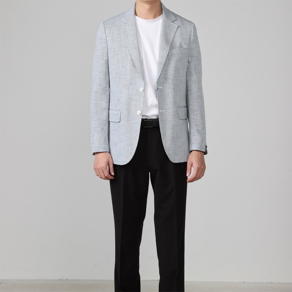 이월) 제니스 그레이 린넨 슬림핏 자켓 ZOSJS303 04 135,200원