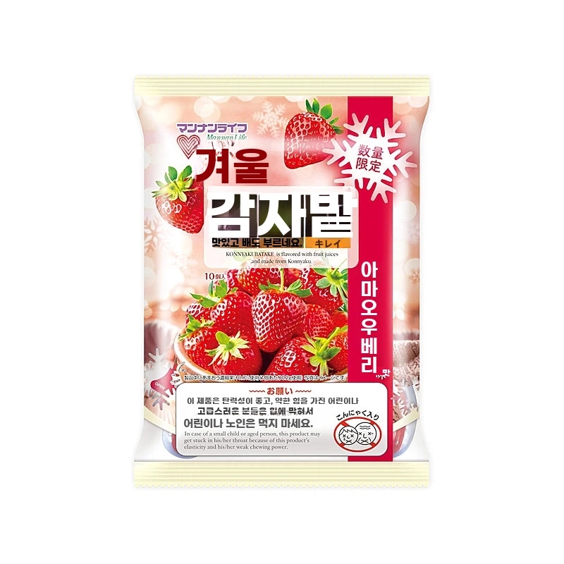 만난라이프 수입 일본 저칼로리 간식 곤약 젤리 4봉 사과 포도 복숭아 귤 말차 샤인머스켓맛 48,160원