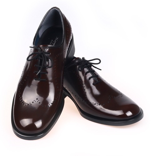 HP77-77 [브라운] [인기상품] 연예인협찬 발볼넓은구두 남성구두 수제화 키높이 4cm 5cm 공장직영 볼넓은구두 마춤0구두 키높이굽 4cm 5cm 6cm 275,000원