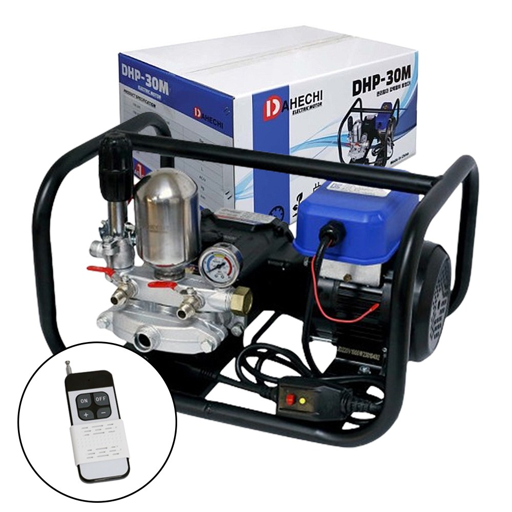 대원 다히치 동력분무기 DHP-30M 세차장 골프장 건설현장 펜션 비닐하우스 공사 고압세척 청소 분사기, 1개, 단일색상 345,000원