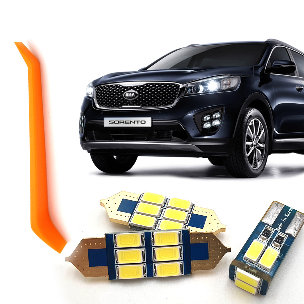 기어가 LED 풀세트 올뉴쏘렌토 (14년8월~20년3월) 실내등 번호판등 리무버, T10-2개 31-6개 올뉴쏘렌토, 1세트 13,700원