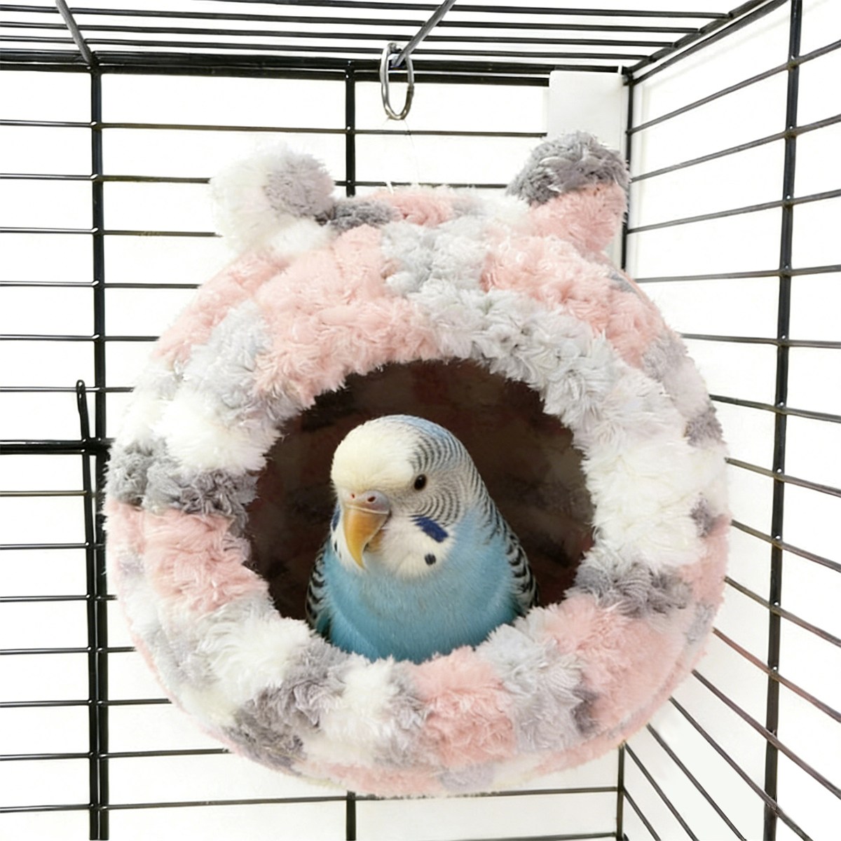 앵무새 슈가글라이더 햄스터 보들따뜻 은신처 포치 4COLOR, 1개, 핑크색 18,600원