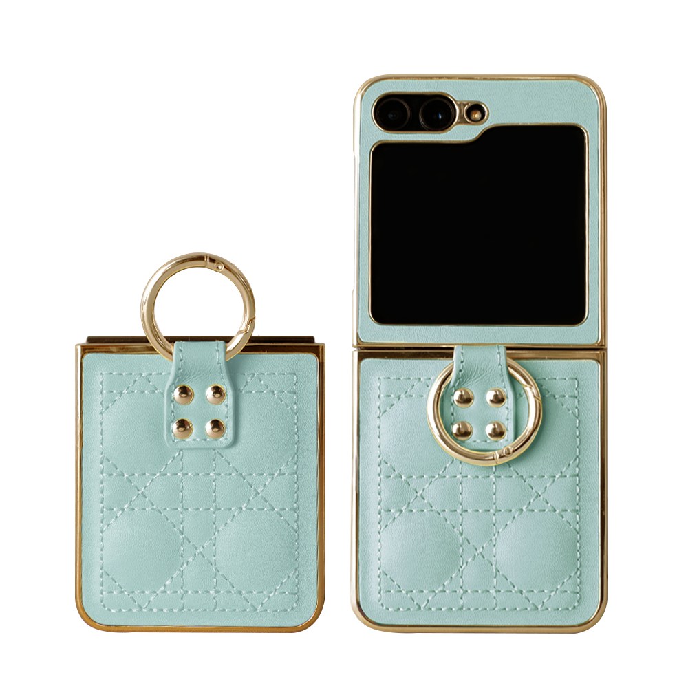 제루크 갤럭시 호환 Z플립 제트플립 지플립 소가죽 골드라인 링 케이스 19,900원