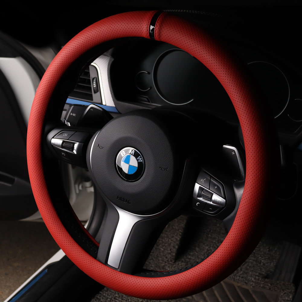 씨아트 라인원 타공 핸들커버 순정형 얇은 논슬립 원형 D컷 전차종, 텐저린 레드 19,500원