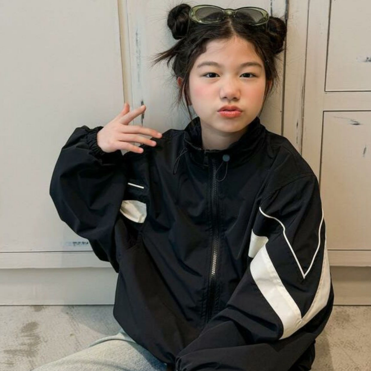 Arbe 주니어용 아렌 배색 바람막이 19,500원