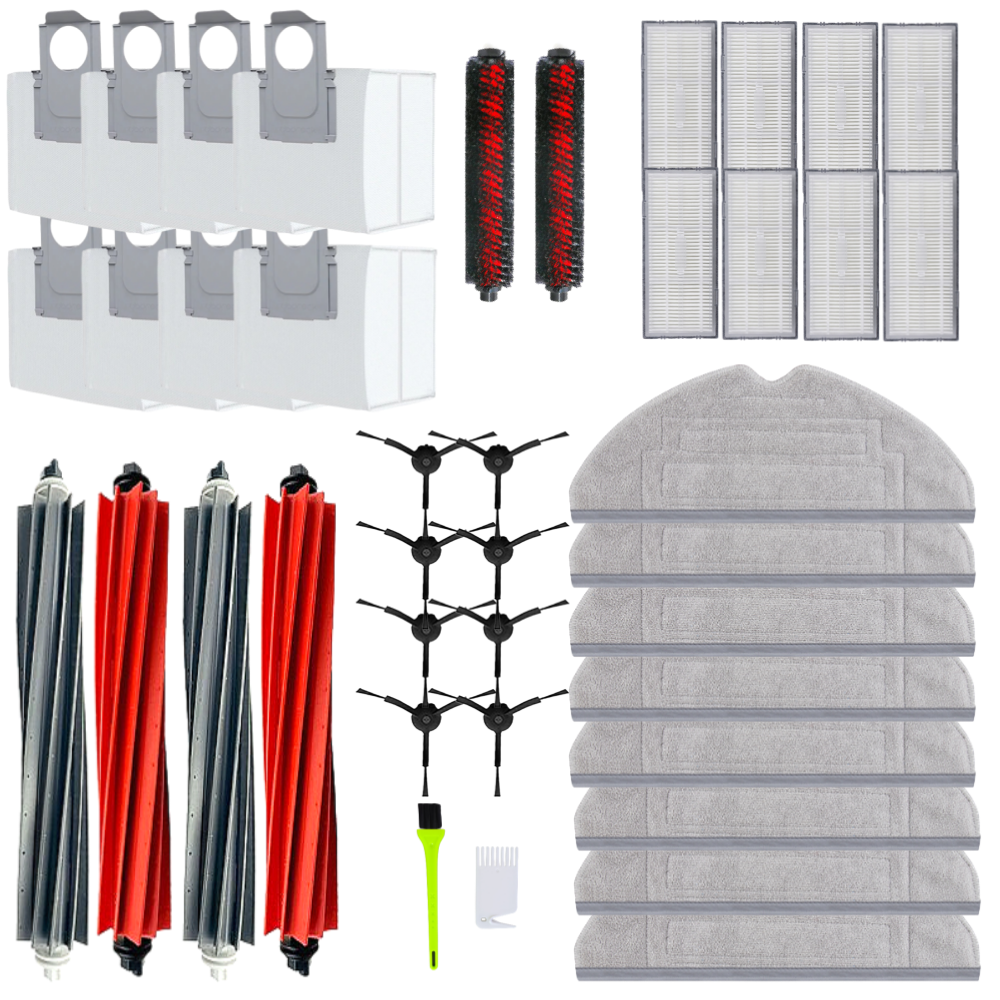 퓨어퍼스트 로보락 S8 Pro Ultra 소모품 브러시 필터 호환 먼지봉투 기프트팩, 1개, 1년풀패키지40pcs 51,900원