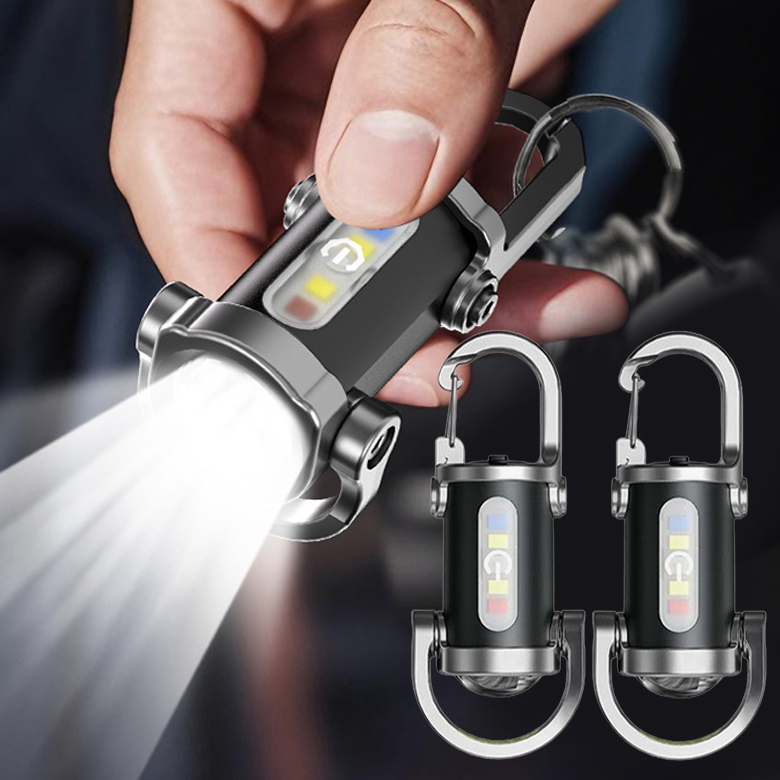 Ataasha 방수 열쇠고리 손전등 미니 휴대용 초강력 후레쉬 usb 8,710원