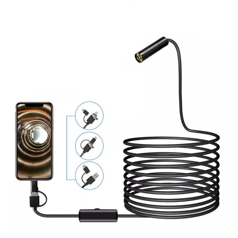 초고화질 자동촛점 스마트폰 내시경카메라 고휘도 LED 5메가 픽셀  USB 내시경카메라 54,800원