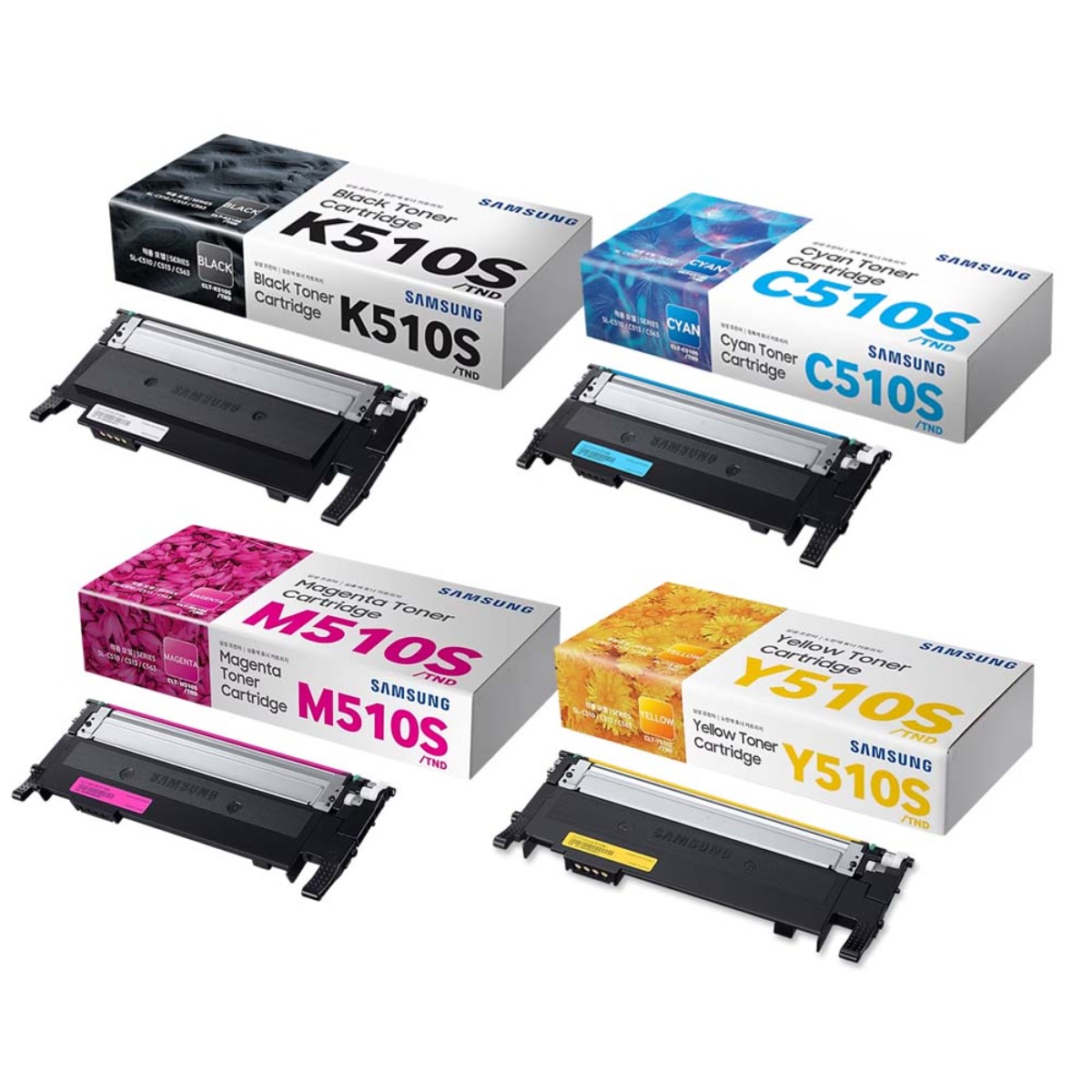 삼성 정품토너 4색세트 (무료배송) CLT-K510S검정,CLT-C510S파랑,CLT-M510S빨강,CLT-Y510S노랑 SL-C513 C510W C510 C513W, 1세트, 검정파랑빨강노랑 326,600원