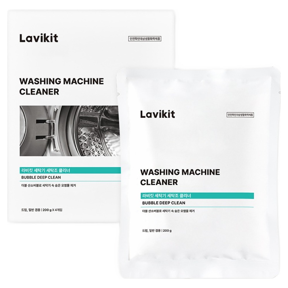 라비킷 세탁조 클리너 4개입, 1개, 800g 11,900원