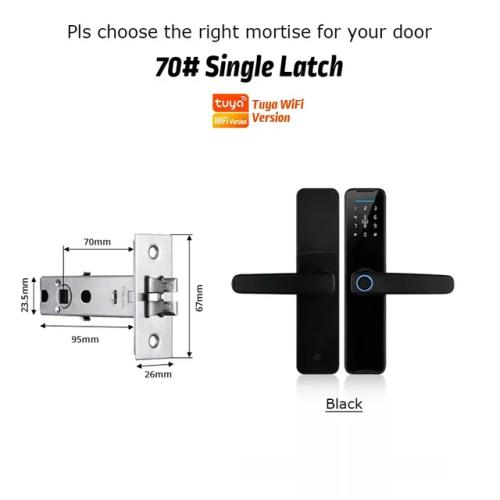 도어록 방문도어락 YRHAND Cerradura 지능형 생체 인식 스마트 잠금 투야 앱 원격 키리스 와이파이 전자 문짝 장치 58,560원