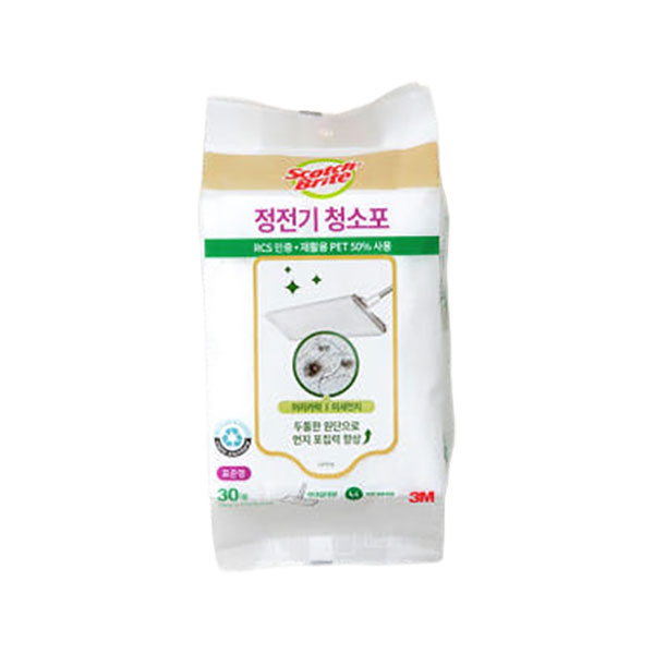 3M 스카치브라이트 정전기 청소포 (표준형/대형), 30매, 5개 21,000원