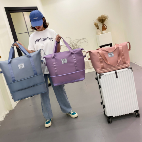 해피엘라 캐리어보조가방 1박2일여행 보스턴백 3단확장 결합백 15,400원