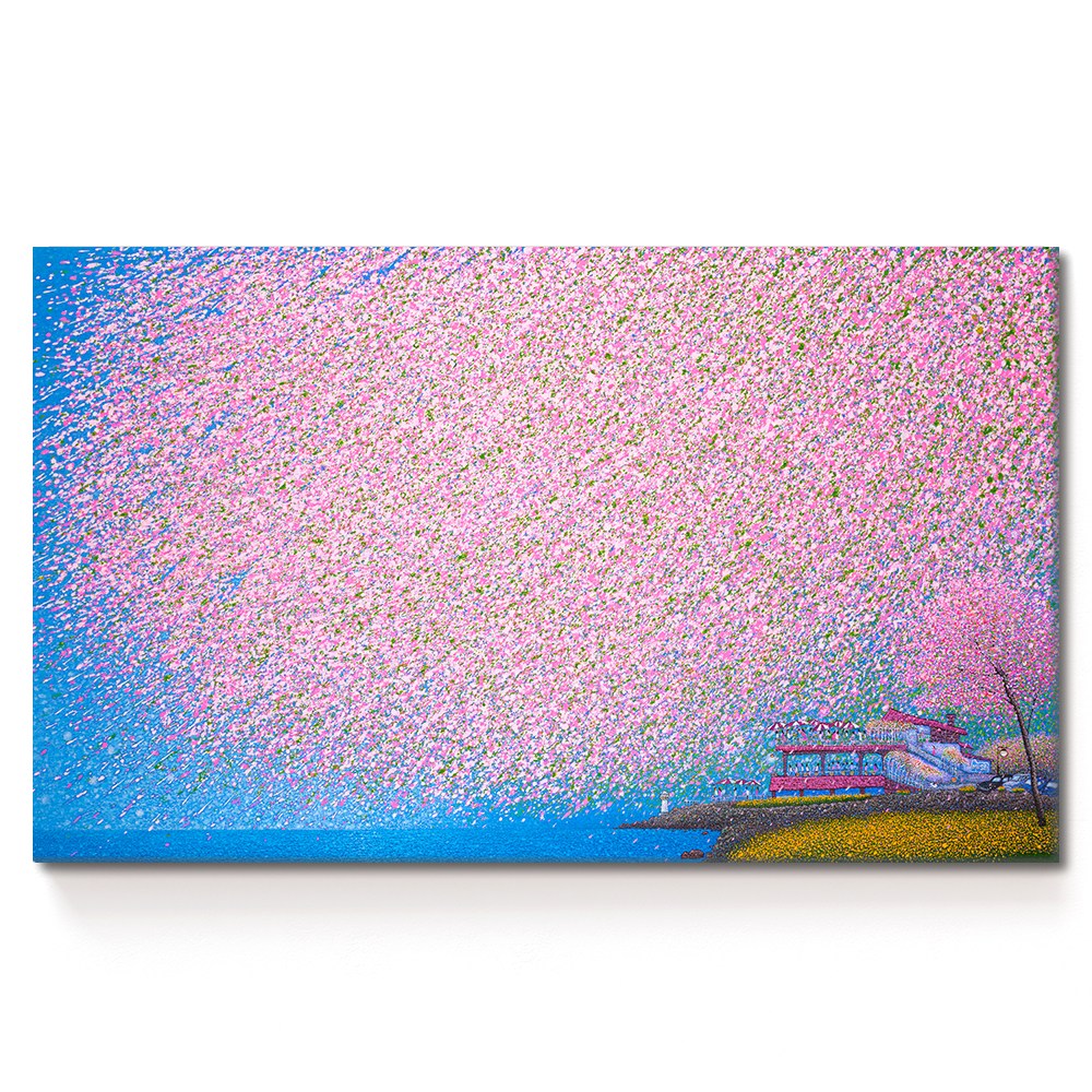 [인메이블] 장용길 작가 아트에디션 24종 풍경화 그림 거실 인테리어 그림 추상화 액자 달항아리 362,000원