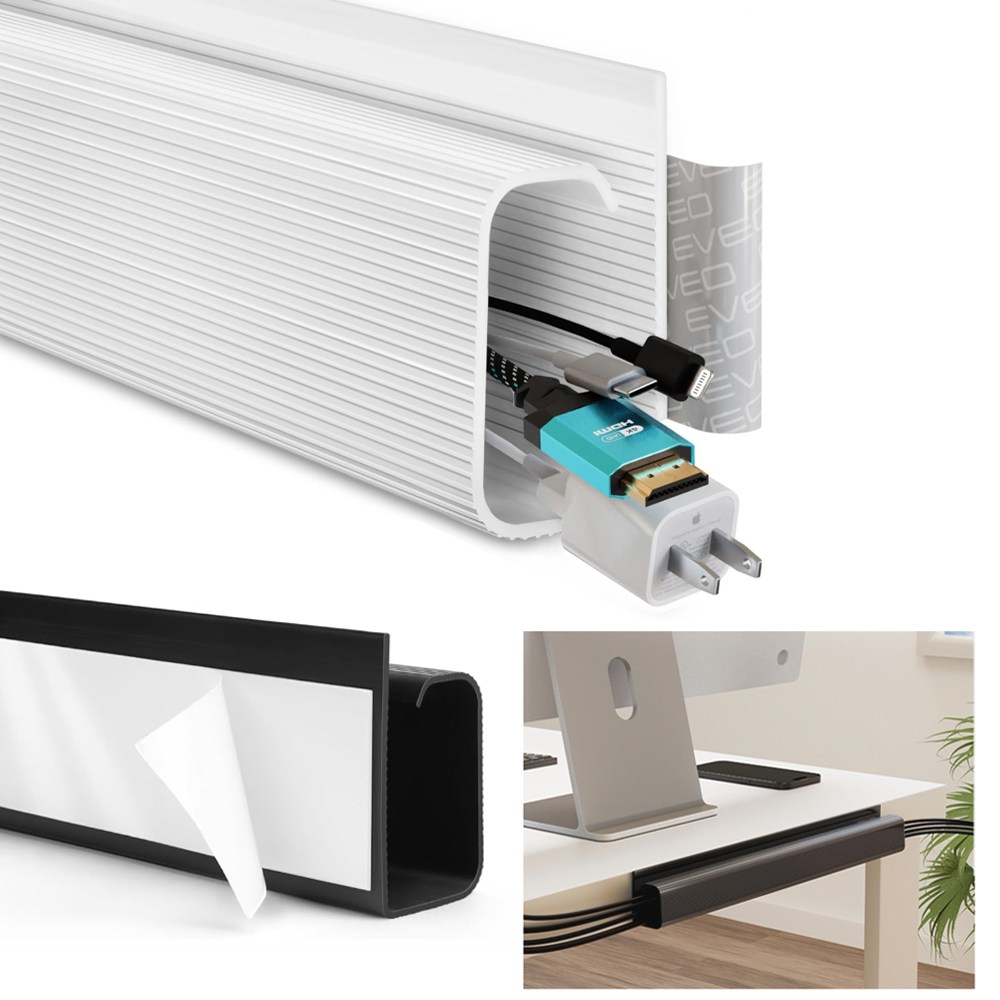 반센트 사각 몰드 몰딩 전선 벽면 쫄대 케이블 선정리 책상 하단 몰드형 케이블 트레이 정리함 1,620원