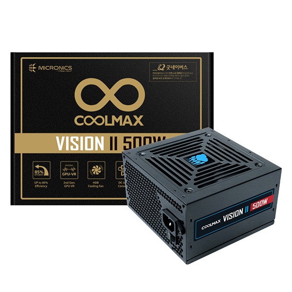 [마이크로닉스] COOLMAX VISION II 500W (ATX/500W) 44,900원