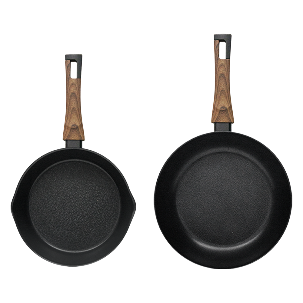 실바트 IH 인덕션 까리노 프라이팬 세트 2개, 블랙, 멀티 플렉스팬 22cm + 프라이팬 24cm, 1세트 56,900원