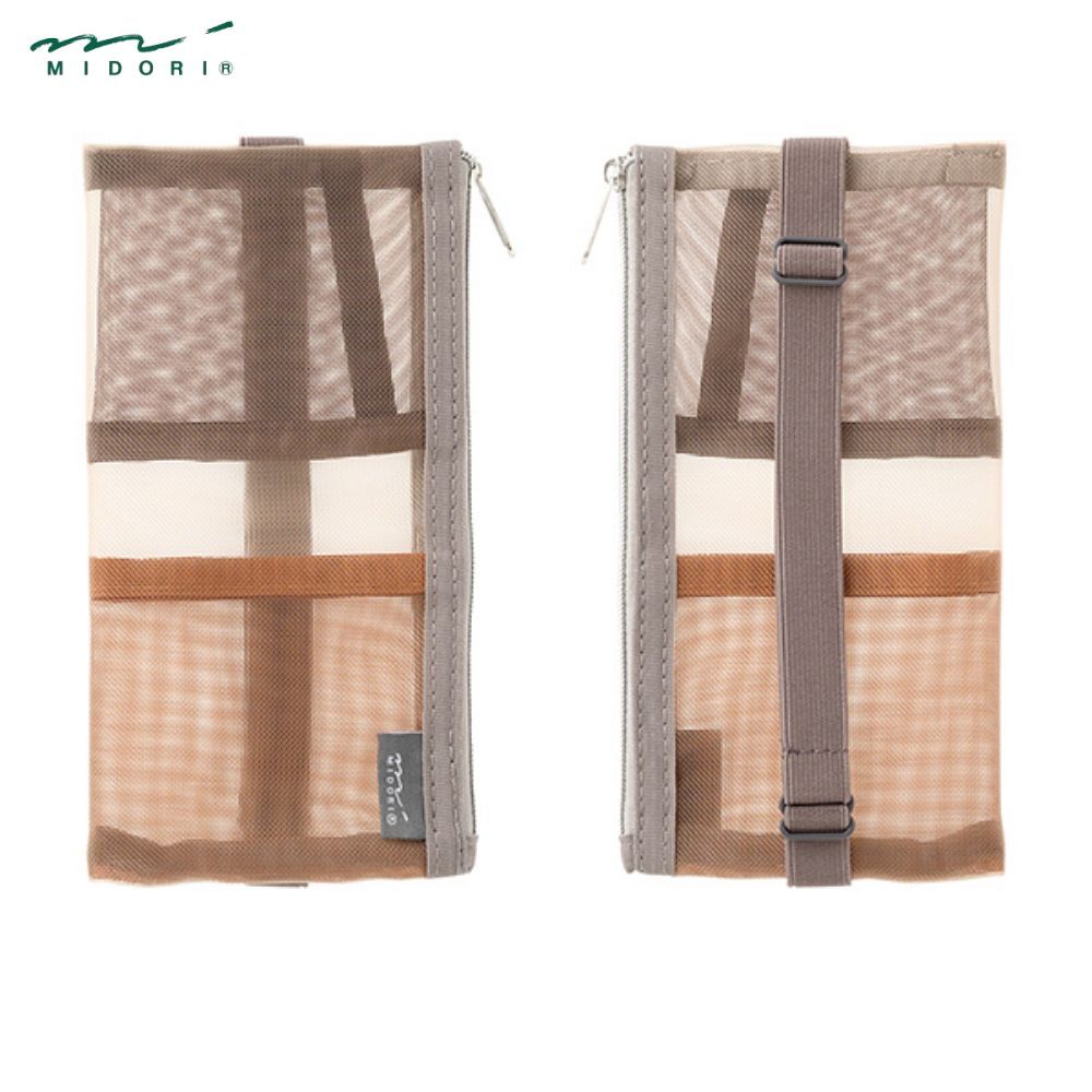 메쉬 펜케이스 파우치 필통 브라운 20,630원