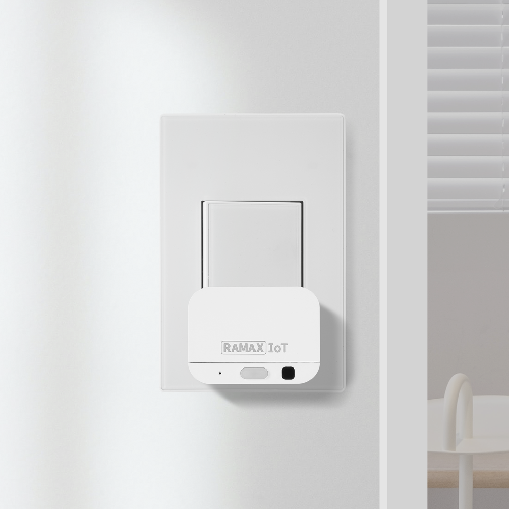 라맥스 IoT 스마트 미니 스위치 버튼 원격제어 리모컨 누워서불끄기 자동 무선 와이파이 RSA-021W, 1개 46,000원