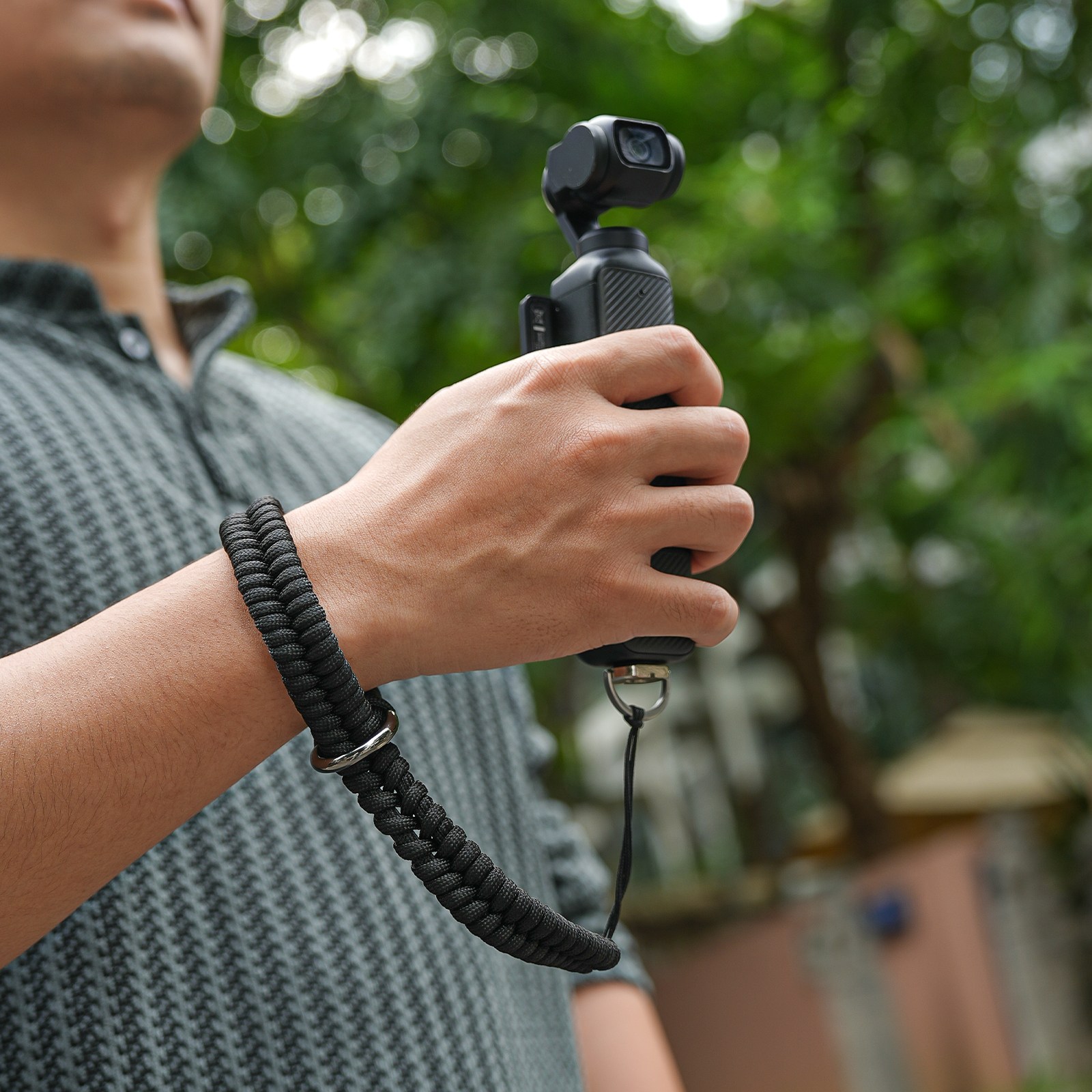 써니라이프 액션카메라 랜야드 피탈 방지 손목 스트랩 DJI 오즈모 360/나노/액션6/액션5 프로/4/3/포켓3/인스타360/고프로 액션캠 공용 악세사리, 블랙, 액션 카메라 손목 스트랩 13,900원