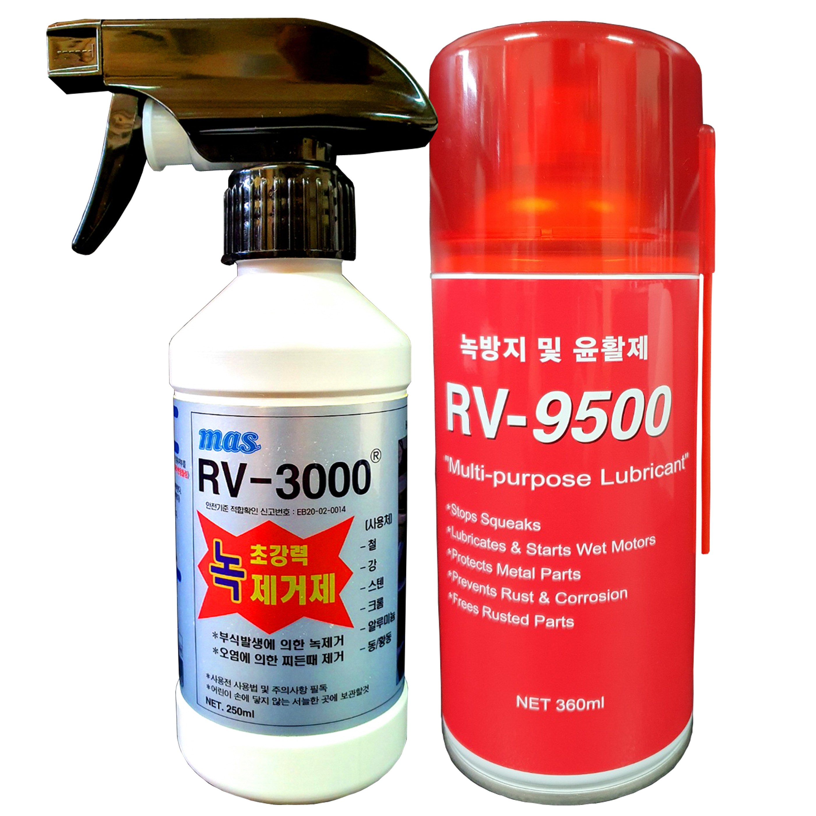 마스 녹제거제 250ml + 녹방지제 360ml 세트 14,500원