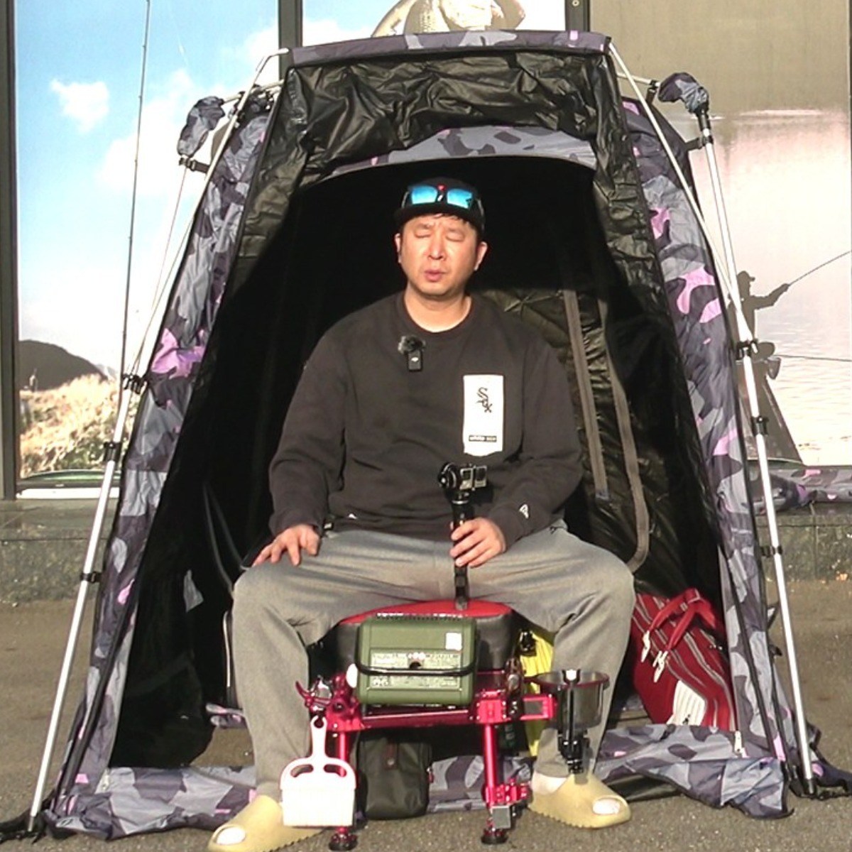 다사가 민물낚시텐트 밀리터리 원터치 1인용 몽크로스 M 288,000원