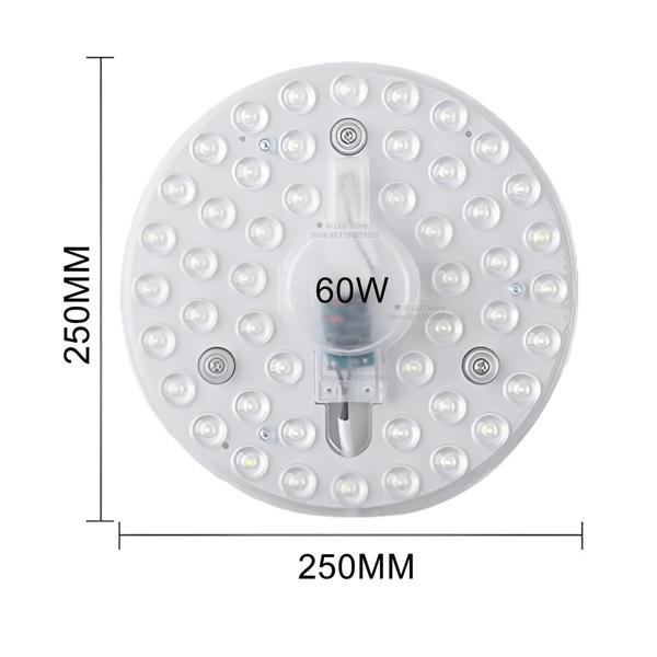 새로운 LED 링 패널 원형 조명 60W 24W 18W 라운드 천장 보드 램프 AC220V 25,070원