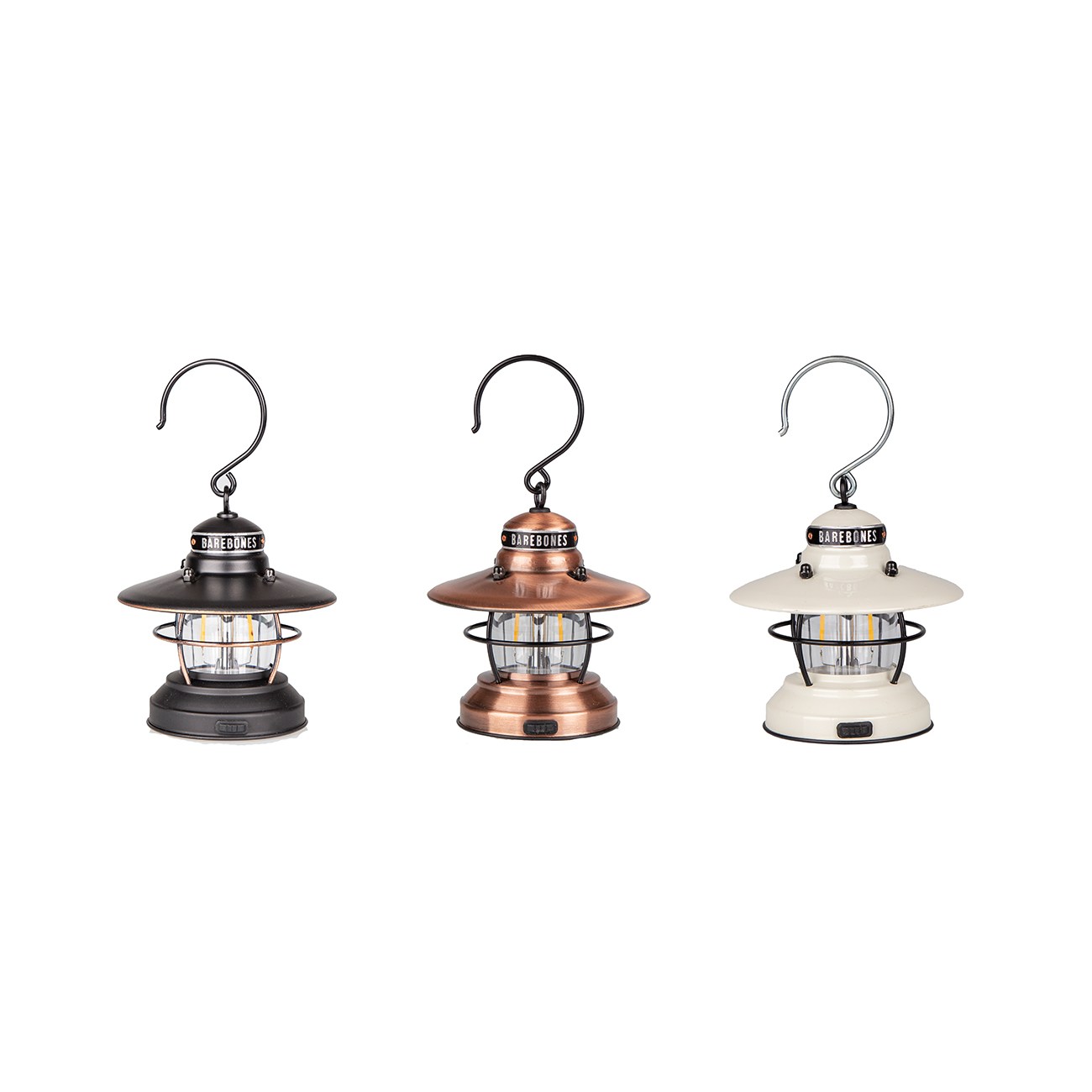 Barebones Edison Mini Lantern 베어본즈 에디슨 미니 3종 캠핑용 랜턴, 코퍼, 1개 23,000원