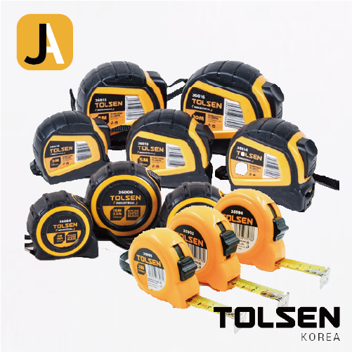 TOLSEN 툴쎈 줄자 5M 7.5M 8M 10M x 25mm 자동 자석 오토락 5,100원
