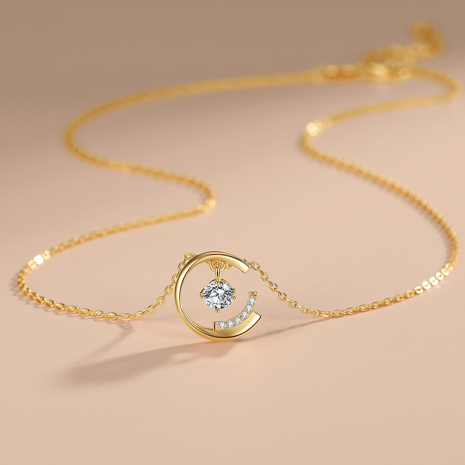 여자 14K/18K 목걸이 스윙 다이아몬드 펜던트 골드/핑크골드 보증서 포함 선물용 기념일 생일 368,800원